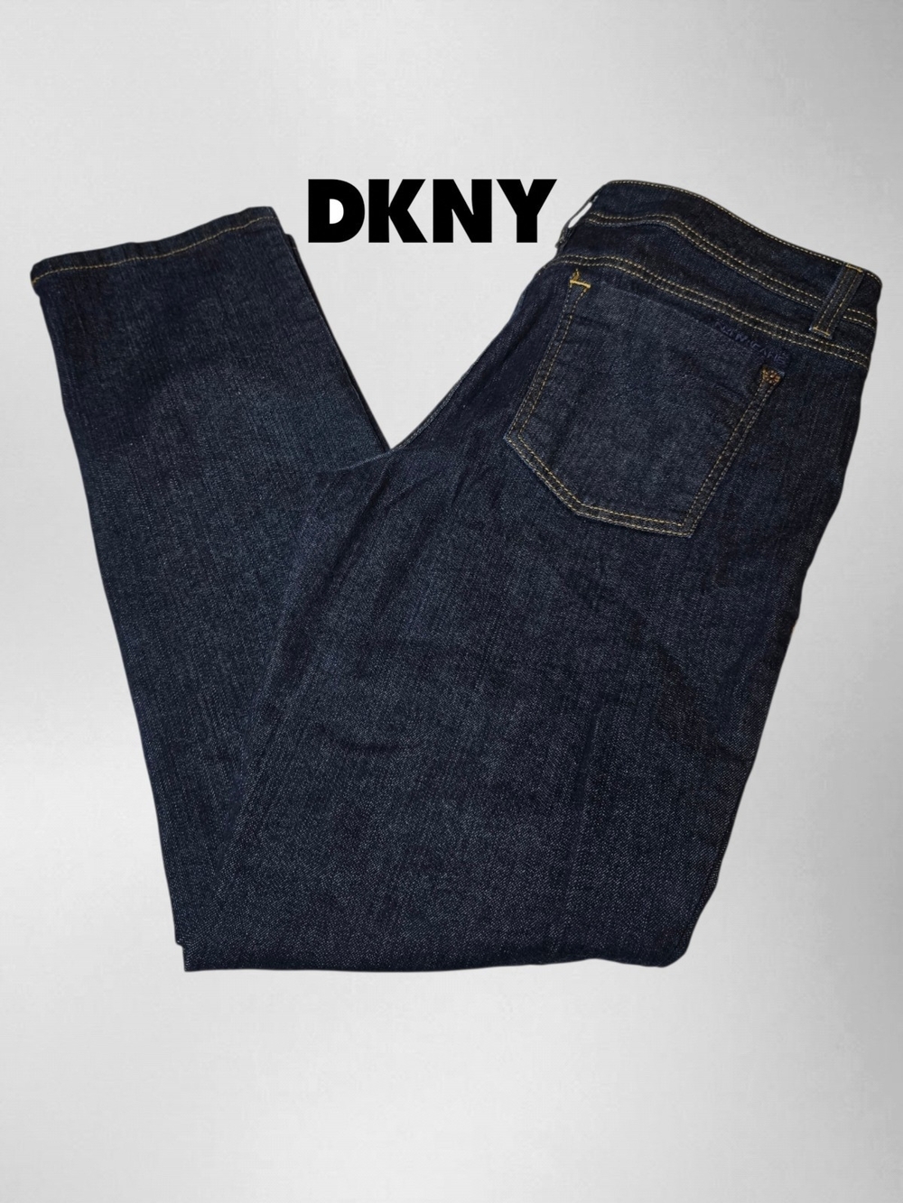 DKNY Straight Dark Indigo Jeans - 14S